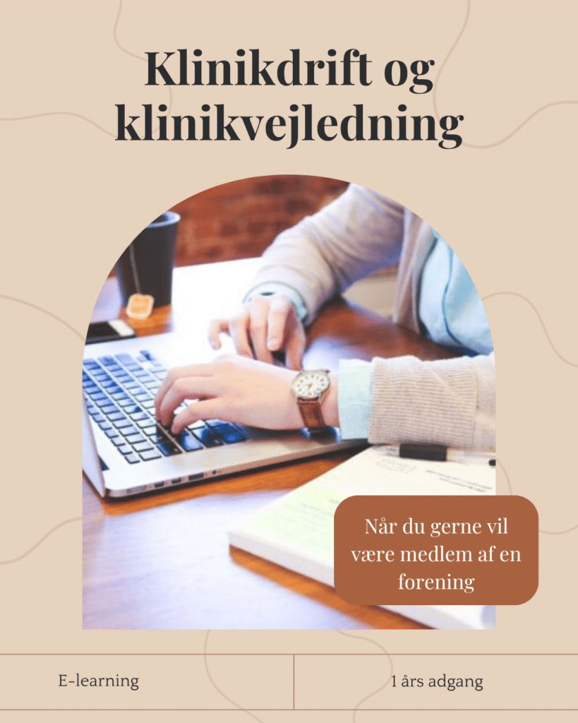 Klinikdrift og klinikvejledning - E-learning
